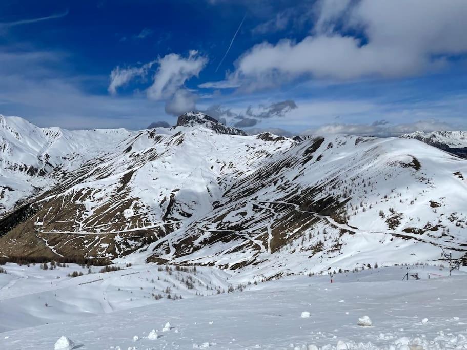 Allos, Logement Pieds Des Pistes, A 10 Minutes De La Base De Loisirs ภายนอก รูปภาพ