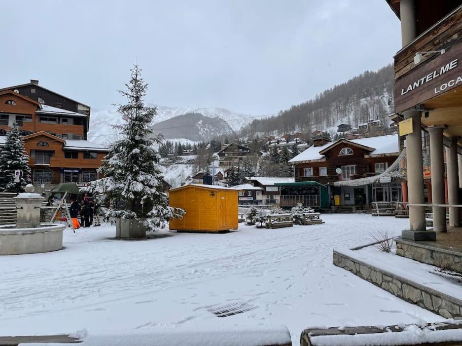 Allos, Logement Pieds Des Pistes, A 10 Minutes De La Base De Loisirs ภายนอก รูปภาพ